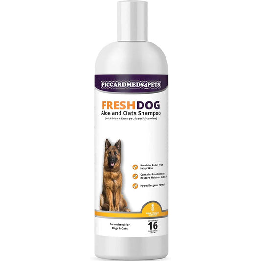 Piccardmeds4pets Fresh Dog Aloe and Oats Shinny Coat Shampoo
