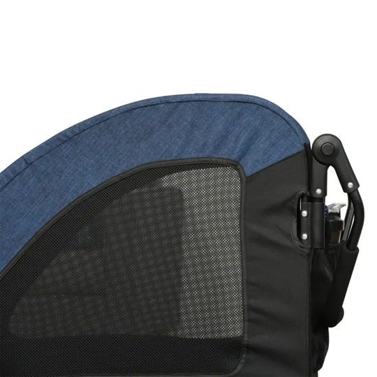 Foldable Pet Stroller with Storage Pocket - Purrfect Pet Kingdom