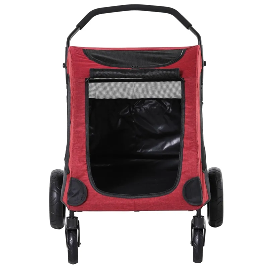 Foldable Pet Stroller with Storage Pocket - Purrfect Pet Kingdom
