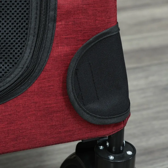 Foldable Pet Stroller with Storage Pocket - Purrfect Pet Kingdom