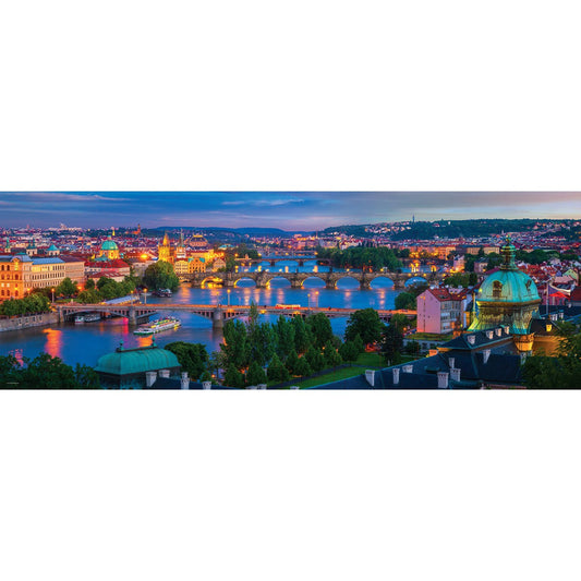 Prague, Czech Republic 1000 Piece Panoramic Jigsaw Puzzle Eurographics