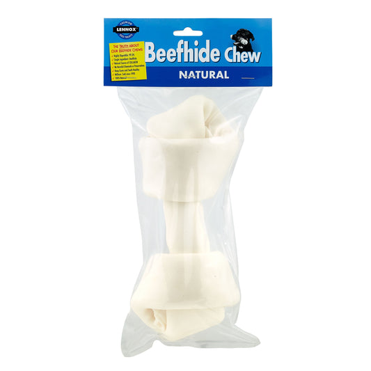 Lennox Premium Knotted White Bone (8 - 9 inch) - Dog Chews - The Family Pet
