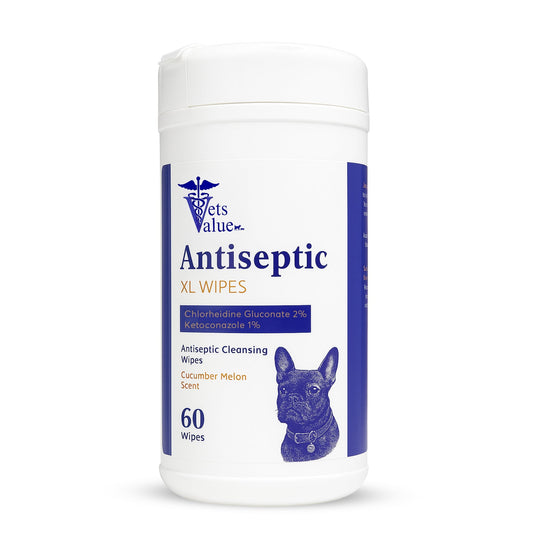 Extra Large Pet Wipes for Dogs & Cats – Hypoallergenic, Deodorizing Grooming Wipes for Paws, Butt, Ears & Eyes – Aloe & Vitamin E for Sensitive Skin – Travel - Friendly Cleaning (60ct, Made in USA) - Horizon Animal Care