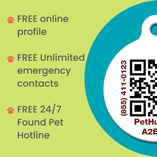 PetHub QR Pet ID Wallet & Keychain Card â Emergency Backup for Your Pet