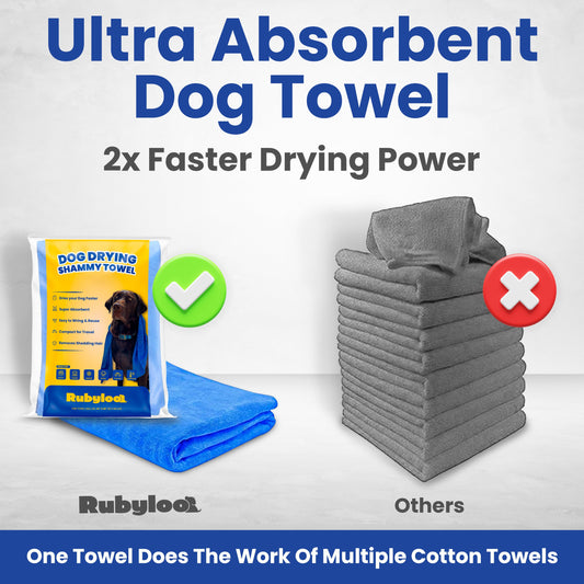 Dog Drying Shammy Towel đž - Purrfect Pet Kingdom