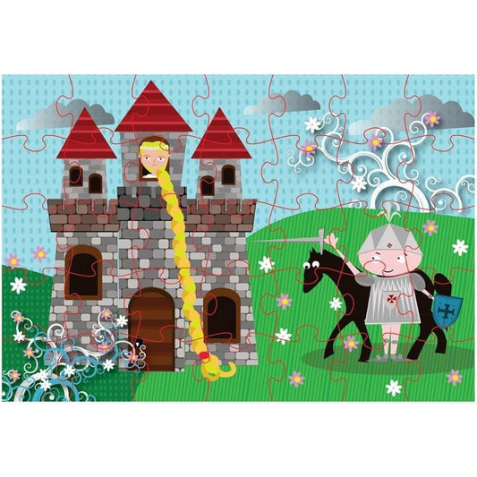 Rapunzel 48 Piece Jigsaw Puzzle Purple Cow