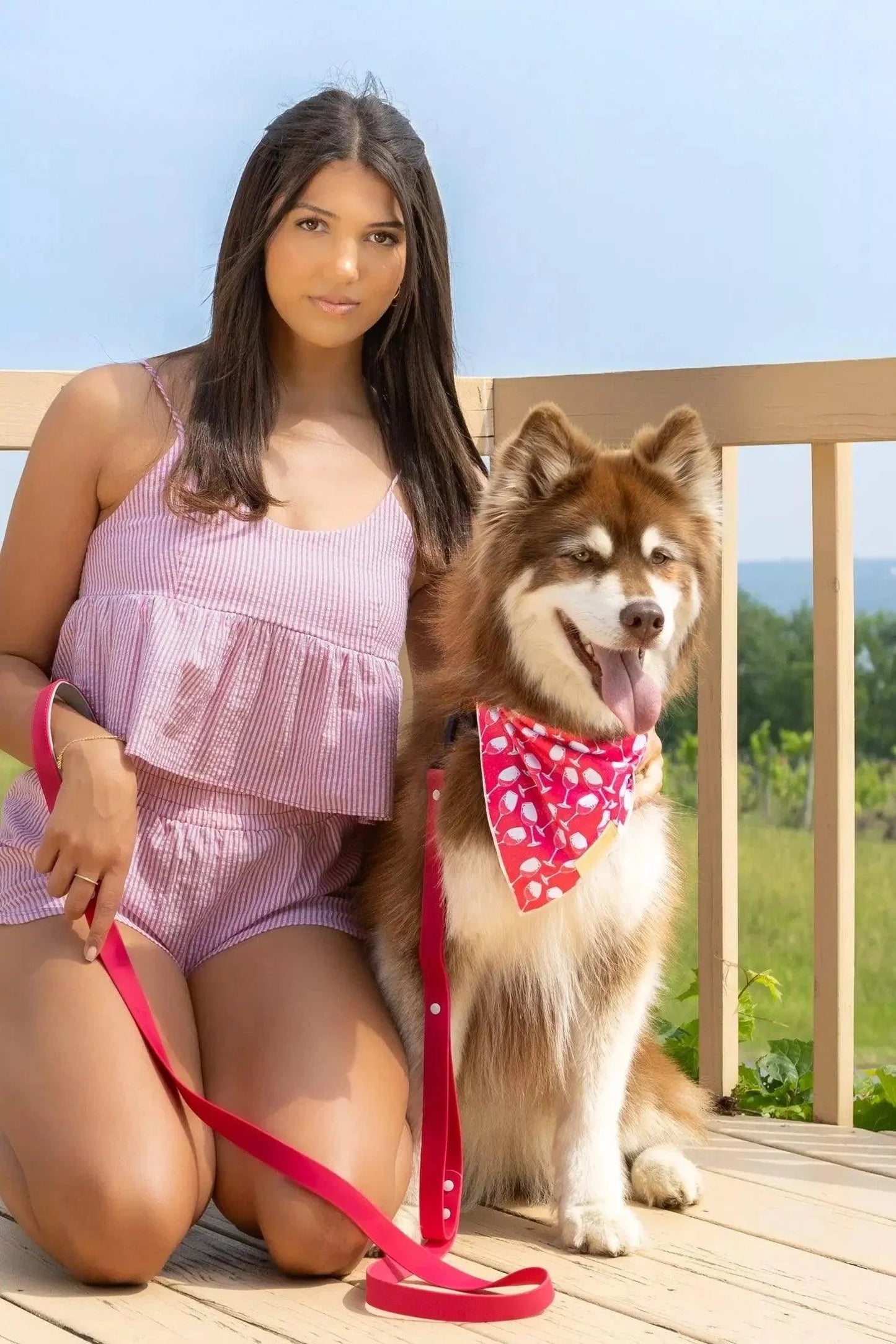 Red Mountain Syrah Waterproof Dog Leash - Purrfect Pet Kingdom