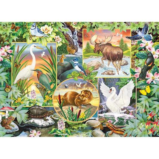 River Magic 350 Piece Family Jigsaw Puzzle Cobble Hill