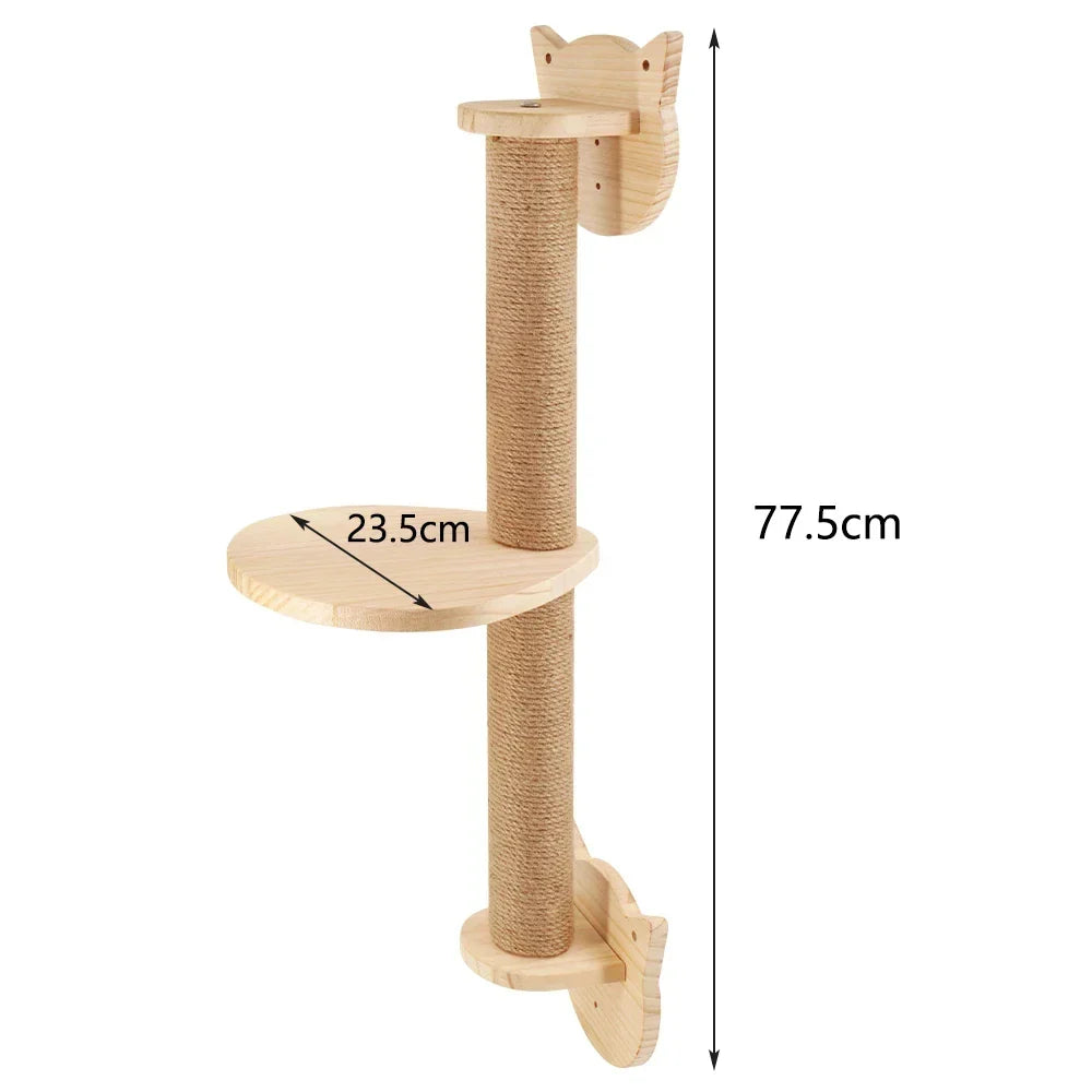 š§ Franklin's Pick: Wall-Mounted Cat Climbing Rope - Ultimate Space-Saving Vertical Playground