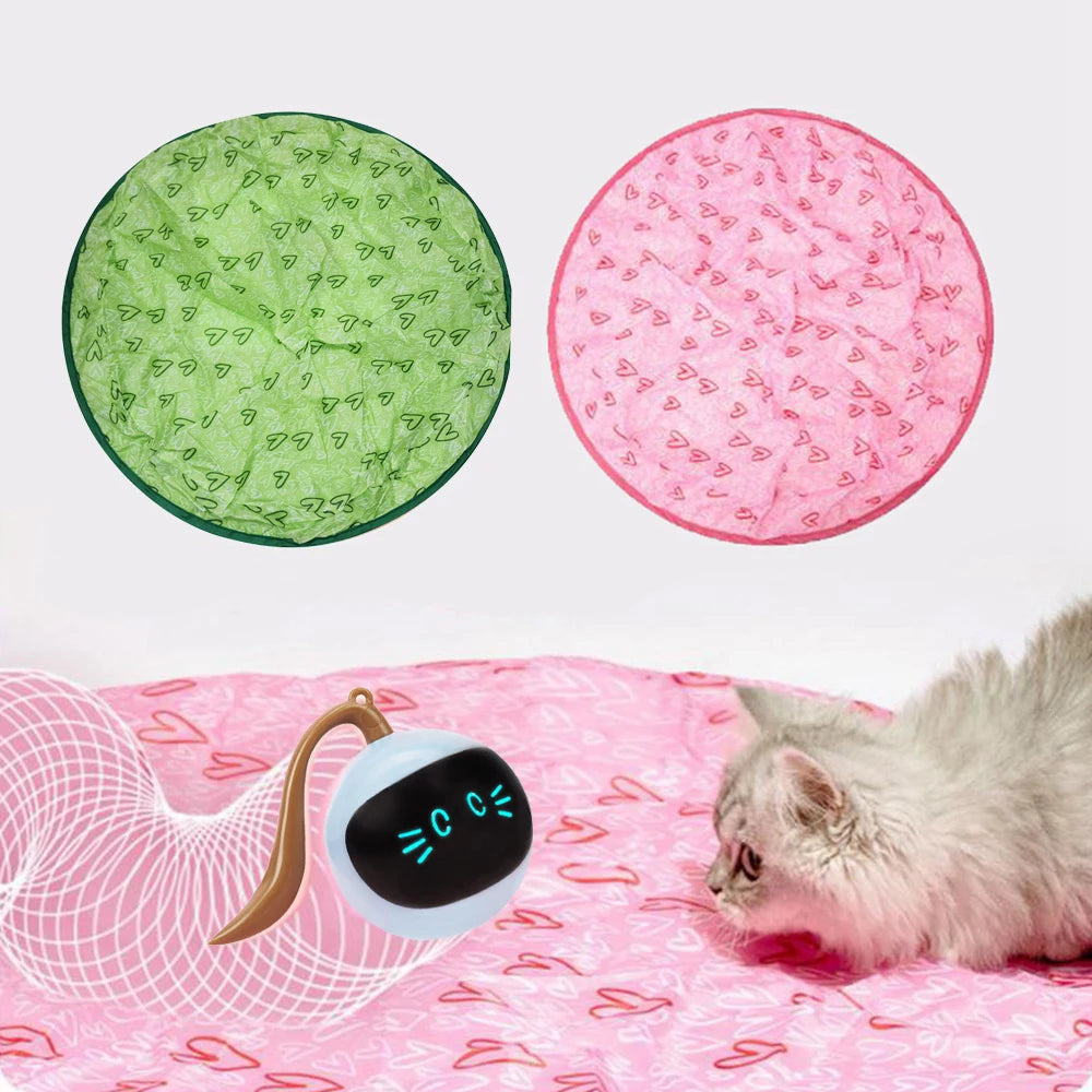 Interactive Cat Toy LED Self Rotating Smart Ball ๐ฑ