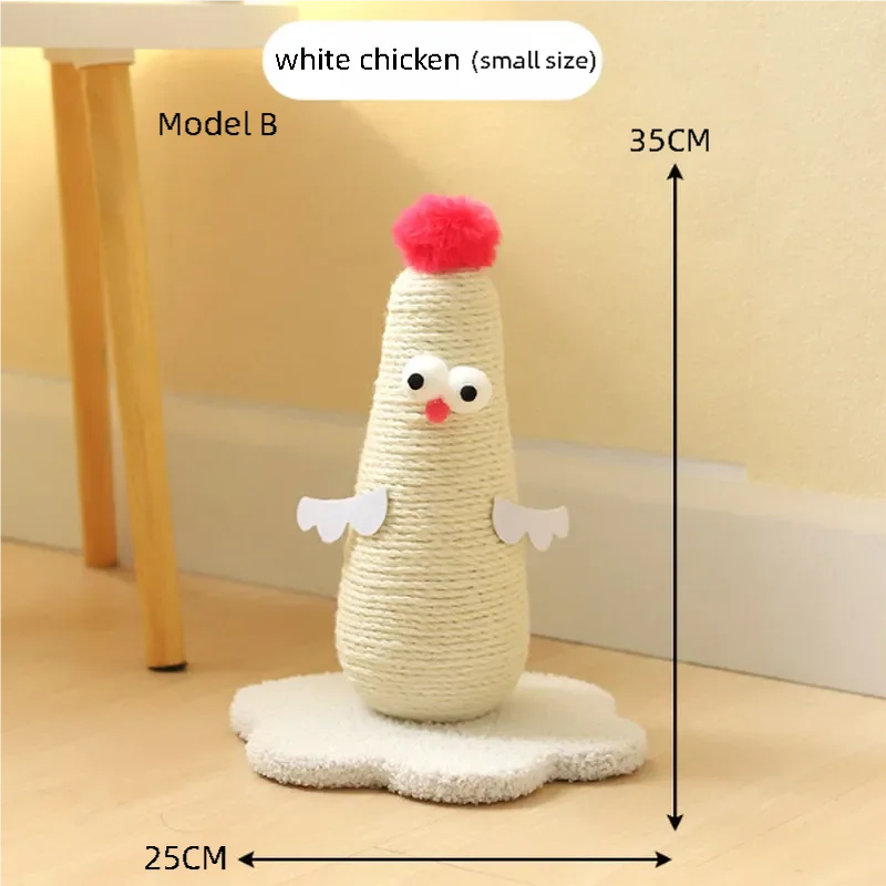 Sisal Cat Scratching Tower - Vertical Climbing Tree with Cozy House