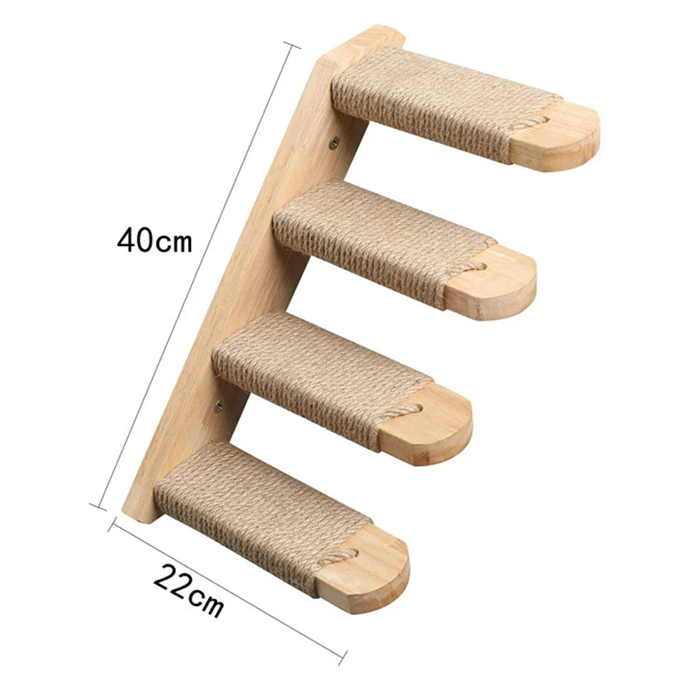 š§ Franklin's Pick: Wall-Mounted Cat Climbing Rope - Ultimate Space-Saving Vertical Playground