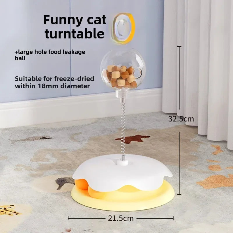Snack Ball Interactive Treat Dispenser - Dog Cat Chase Exercise Feeder Toy