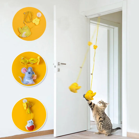 Interactive Hanging Cat Toy