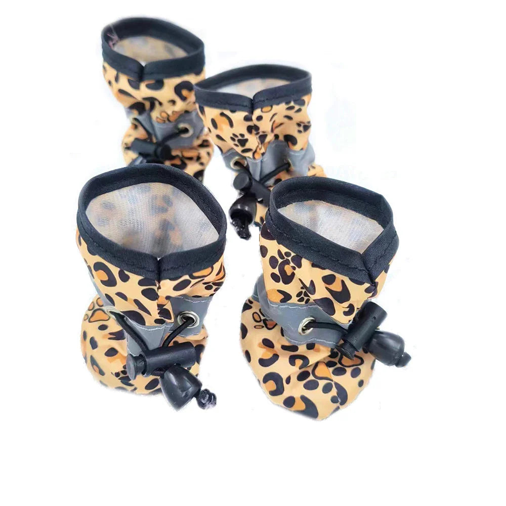 Summer Dog Paw Protectors - Waterproof Anti-Slip Shoes for Small & Medium Dogs