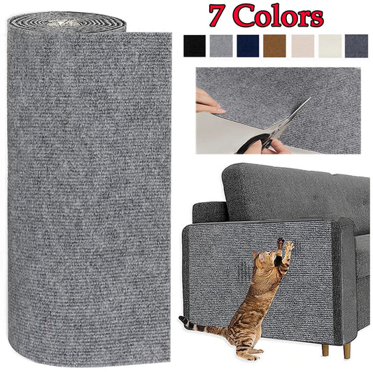 Cat Scratcher Sofa Protector – 7 - Color DIY Self - Adhesive Mat Pad - WTN Essentials