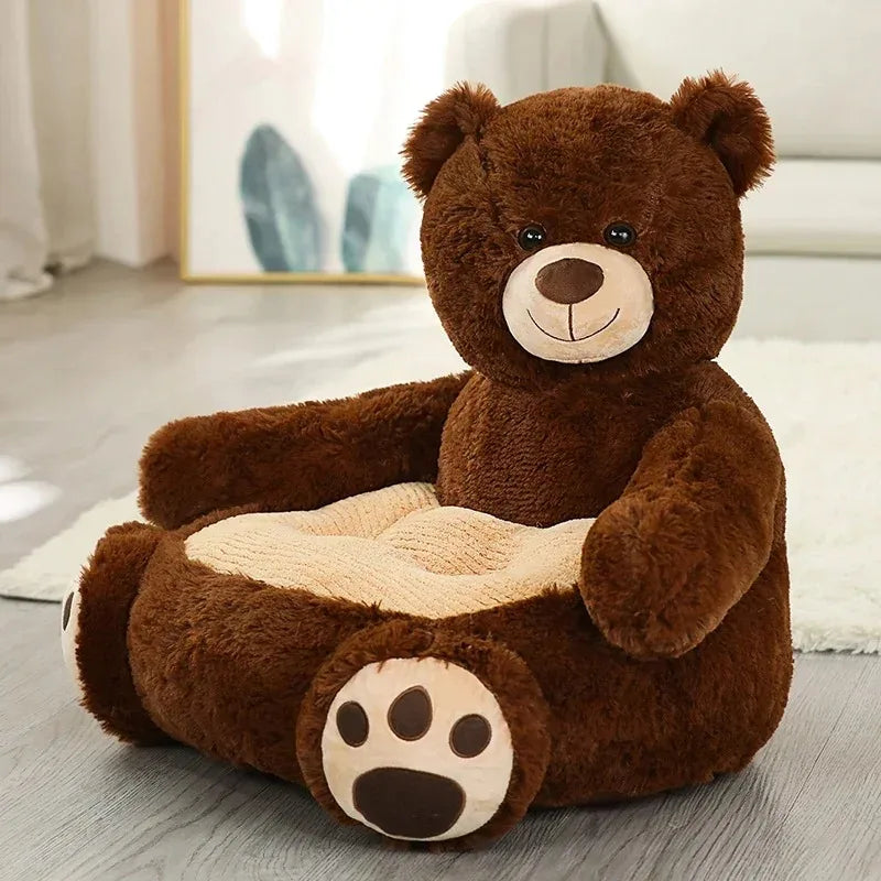 š Adorable Animal-Shaped Plush Pet Bed - 7 Cute Characters for Ultimate Comfort