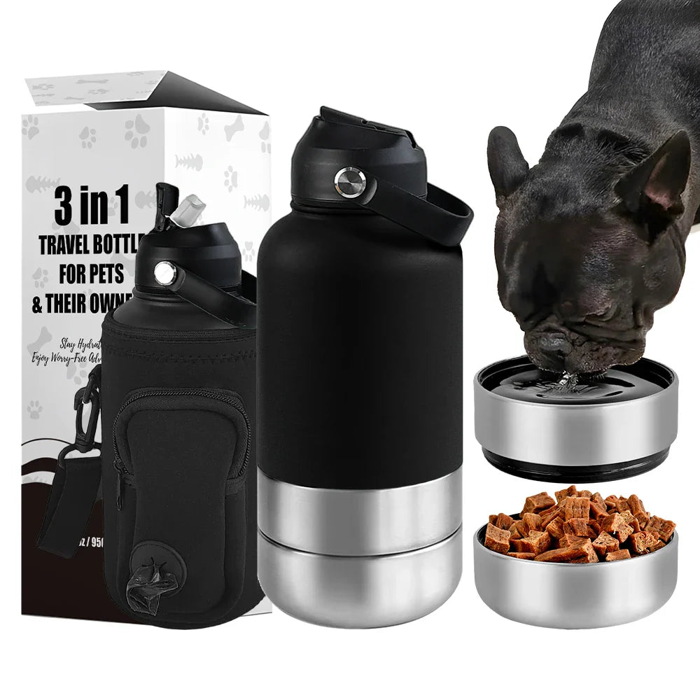 3-in-1 Travel Water Bottle - Never Worry About Hydration Again