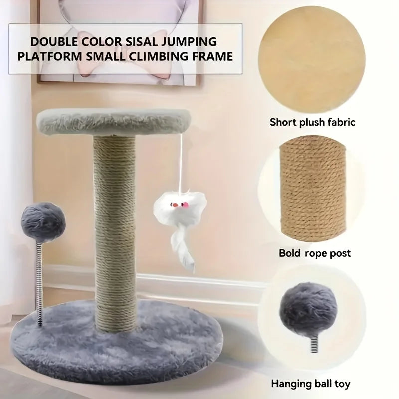 Cat Tree Tower Scratching Post Interactive Toys ๐ฑ
