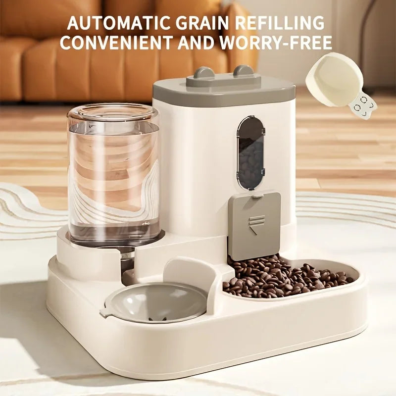 2 in 1 Fully Automatic Pet Food & Water Dispenser - WTN Essentials