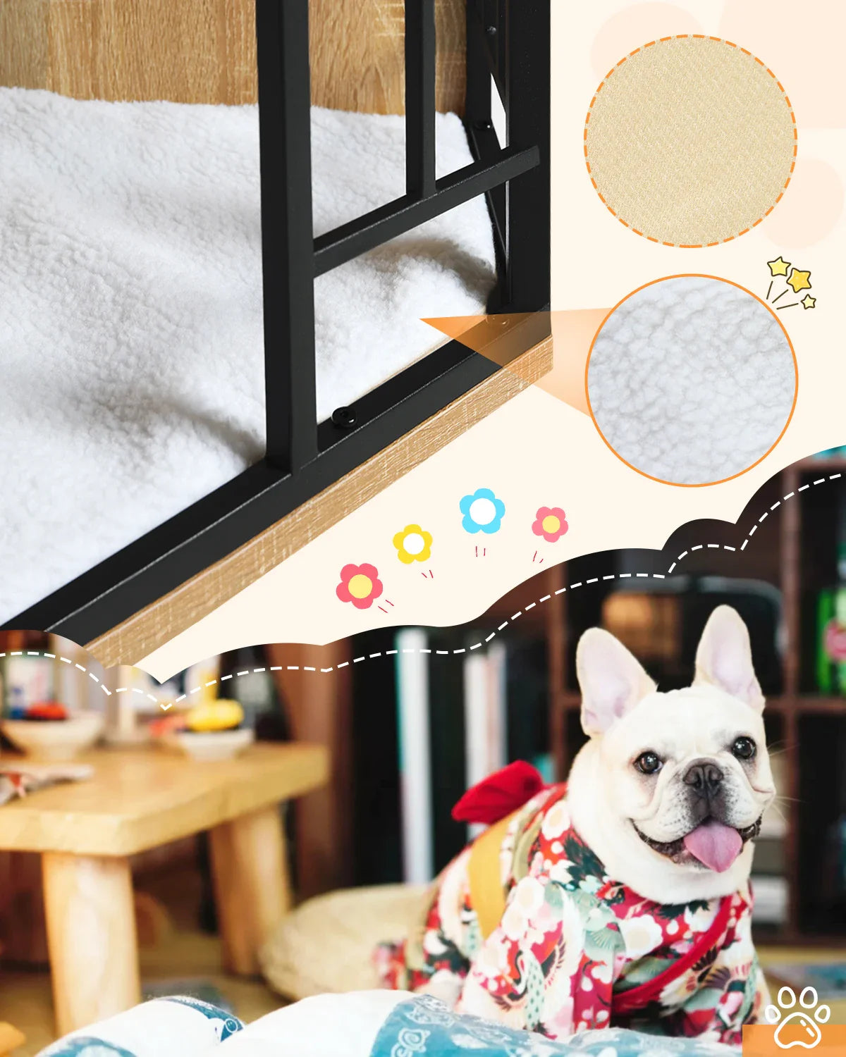 Stylish Corner Dog Crate