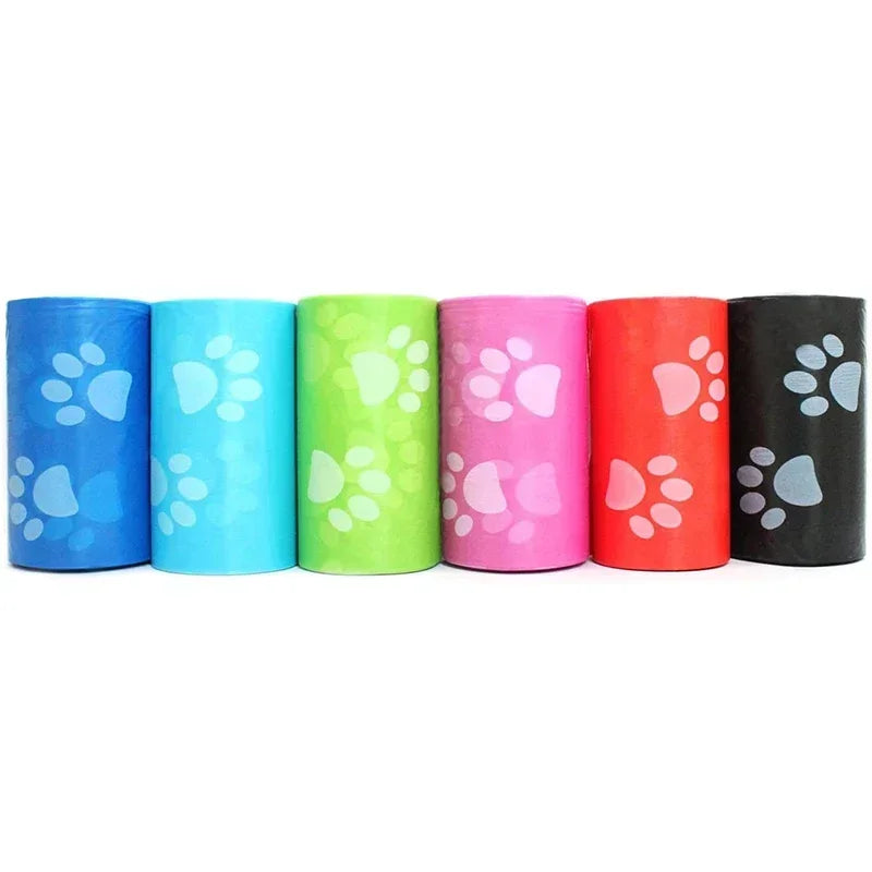 100Rolls Dog Poop Bag Outdoor Cleaning Poop Bag Outdoor Clean Pets Supplies for Dog 15Bags/Roll Refill Garbage Bag Pet Supplies - Purrfect Pet Kingdom