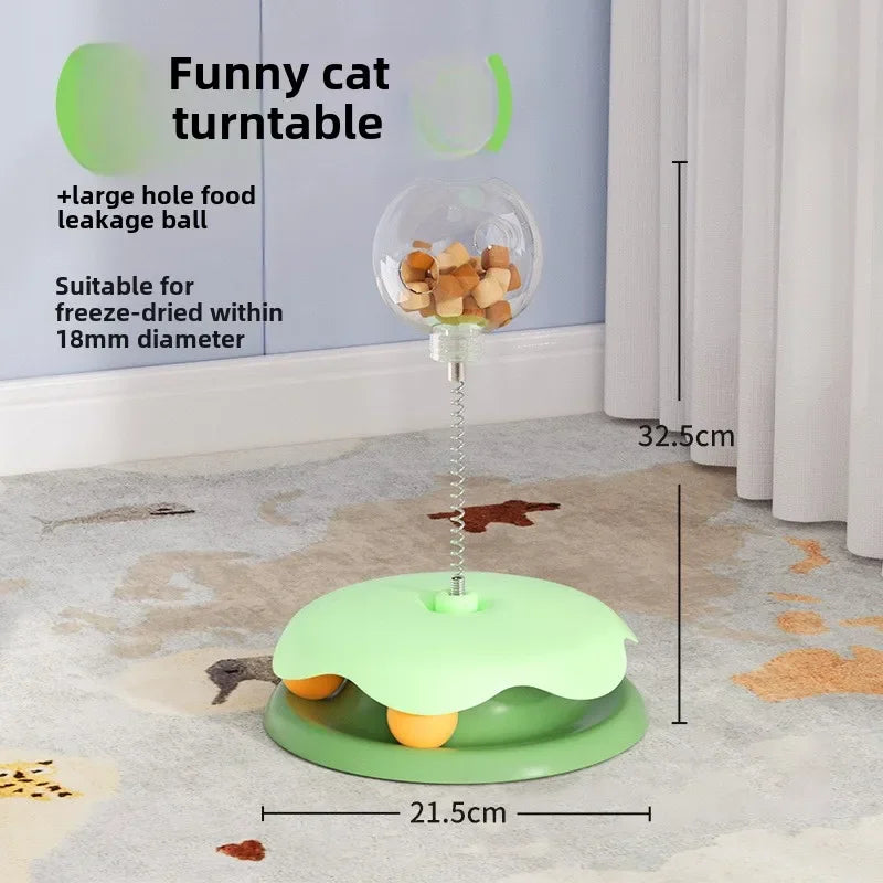 Snack Ball Interactive Treat Dispenser - Dog Cat Chase Exercise Feeder Toy