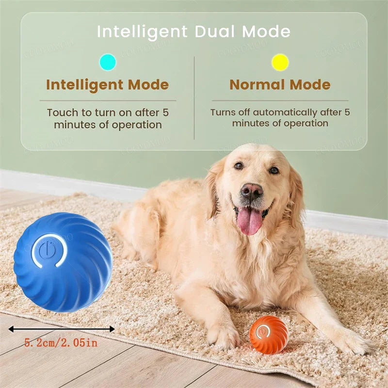 Dog Toy Ball Smart Auto Bouncing USB ⚽