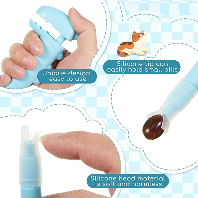 Pet Pill Dispenser Silicone Medication Feeder ๐