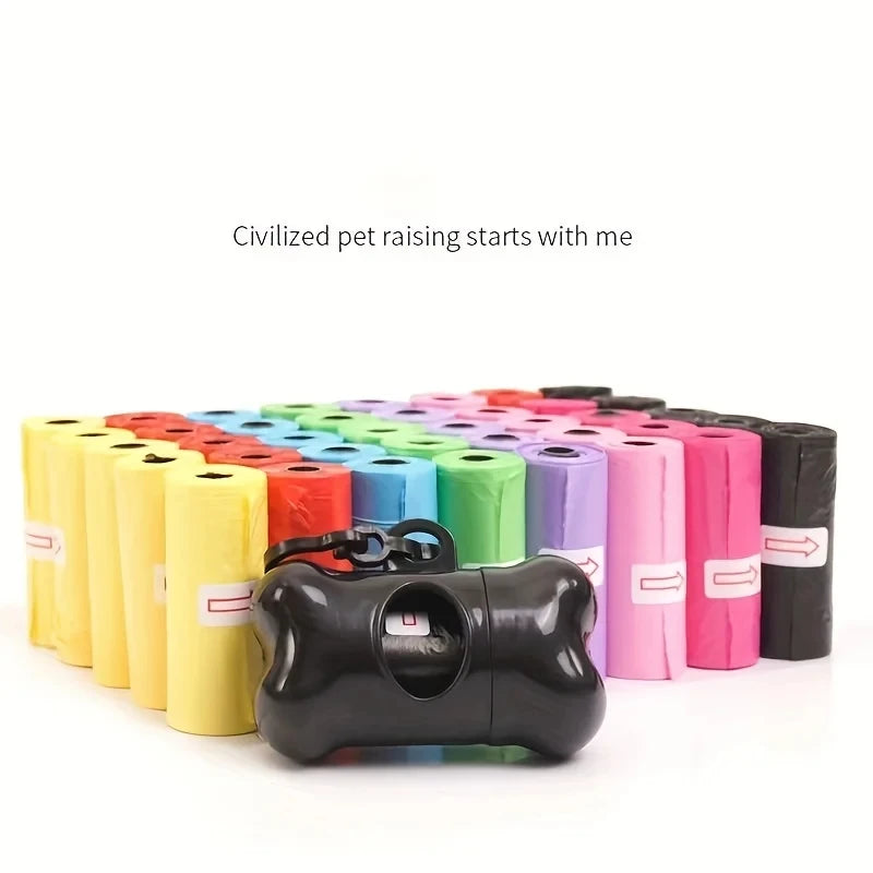 600pcs Dog Poop Bags Pet Poop Bags Disposable Dog Waste Bags Bulk Poop Bags Leak - Proof Dog Waste Bags For Pet Supplies - Purrfect Pet Kingdom