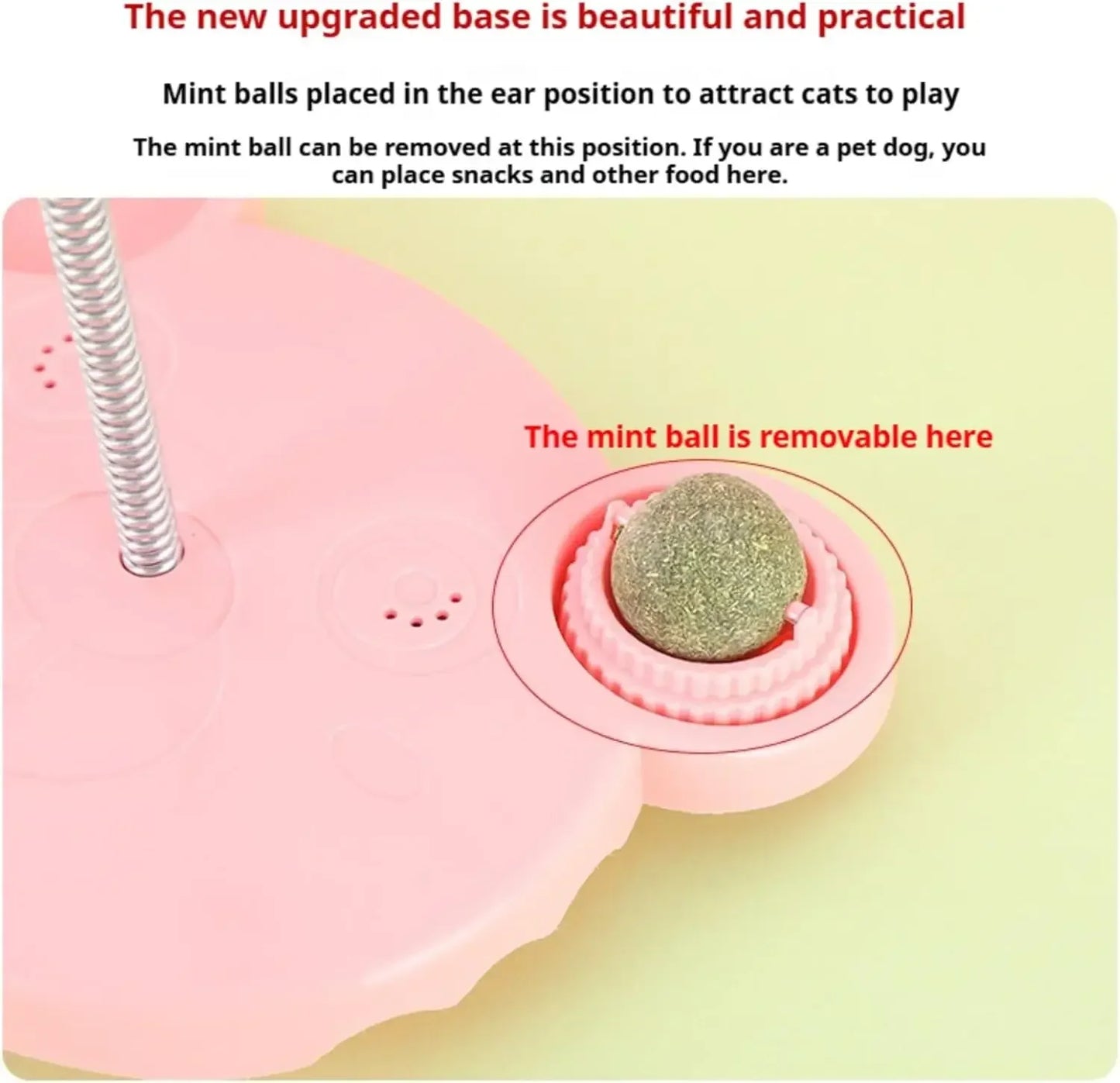 Snack Ball Interactive Treat Dispenser - Dog Cat Chase Exercise Feeder Toy