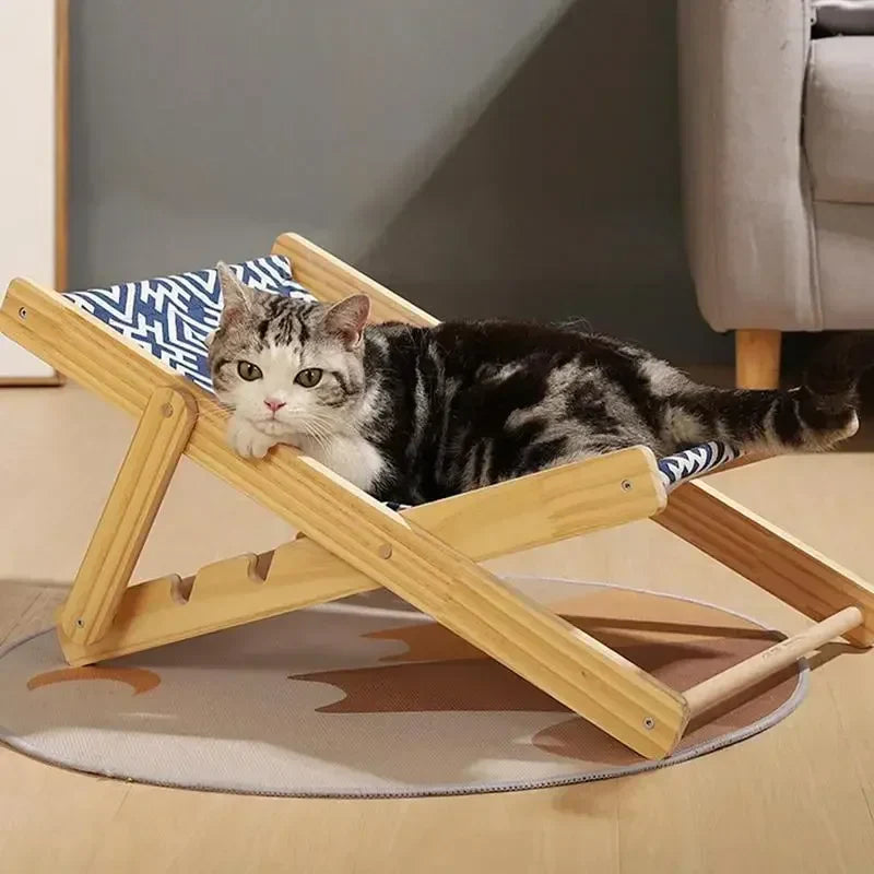 Cat Recliner Lounge - Portable Sisal Scratching Sofa