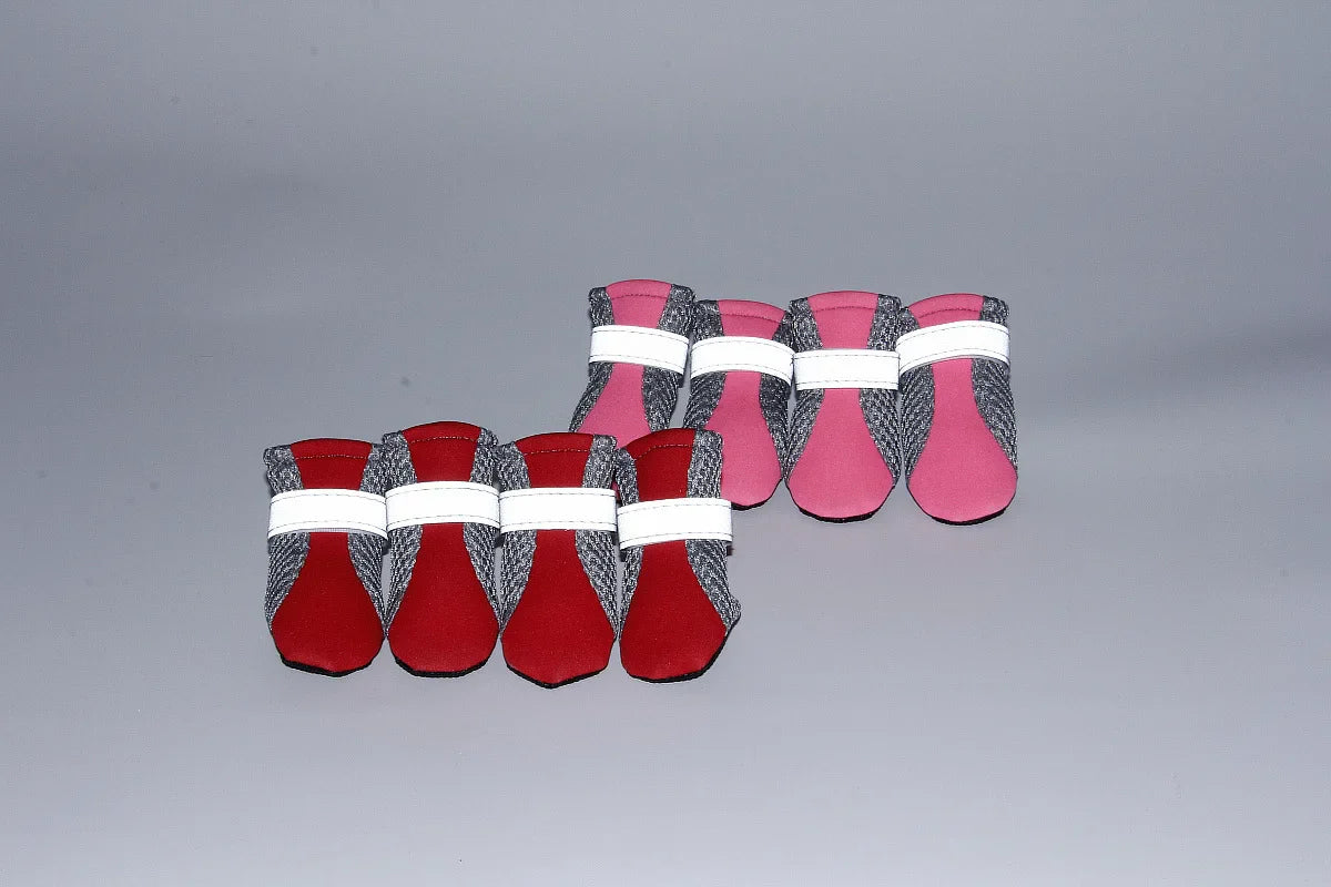 Waterproof Pet Rain Boots - Breathable Outdoor Shoes for Dogs & Cats