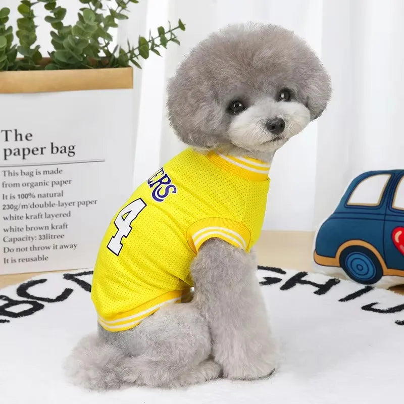 Mesh Breathable Pet Dog Clothes Puppy Vests Casual T - Shirt - pet clothing - THRIXINE