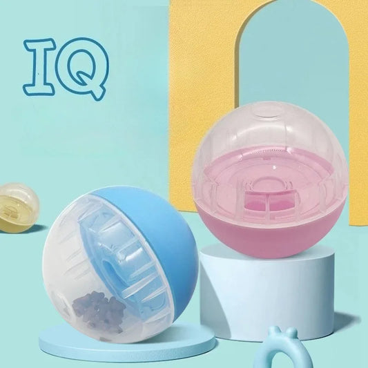 Interactive Food Dispensing Puzzle Toy - Adjustable Slow Feeder IQ Training Ball