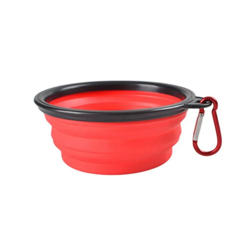 Portable Pet Food Bowl - Collapsible Silicone Travel Water Food Bowl