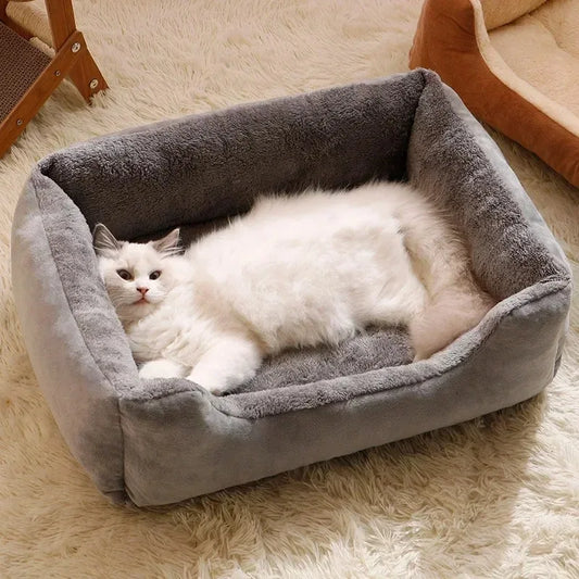Ultra-Calming Soft Plush Pet Bed