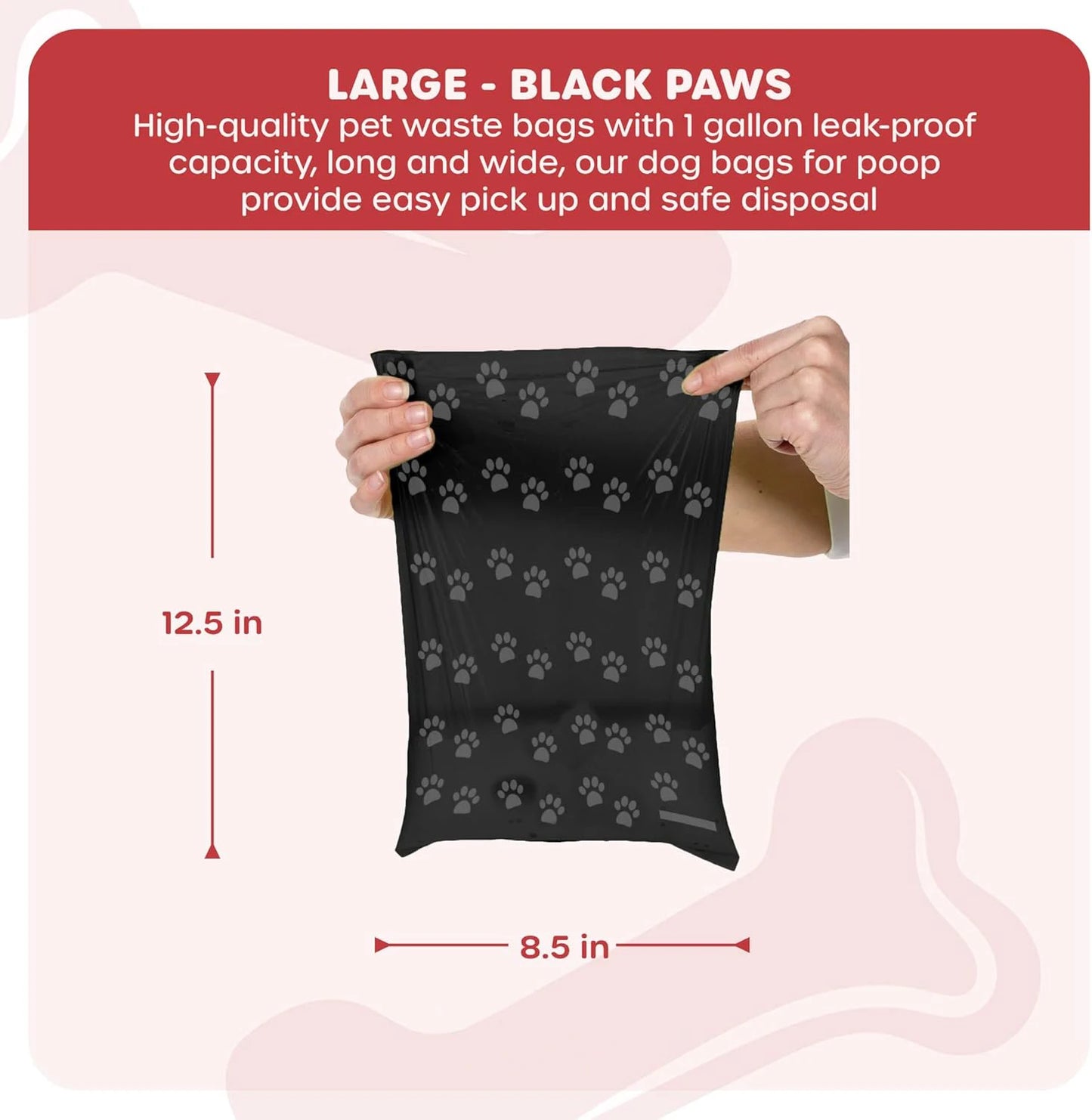 Biodegradable Dog Poop Bags 1/3/5/10/15Rolls Outdoor Cleaning Waste Bag with Breakpoint, Puppy Cat Animal Stool Bag Pet Supplies - Purrfect Pet Kingdom