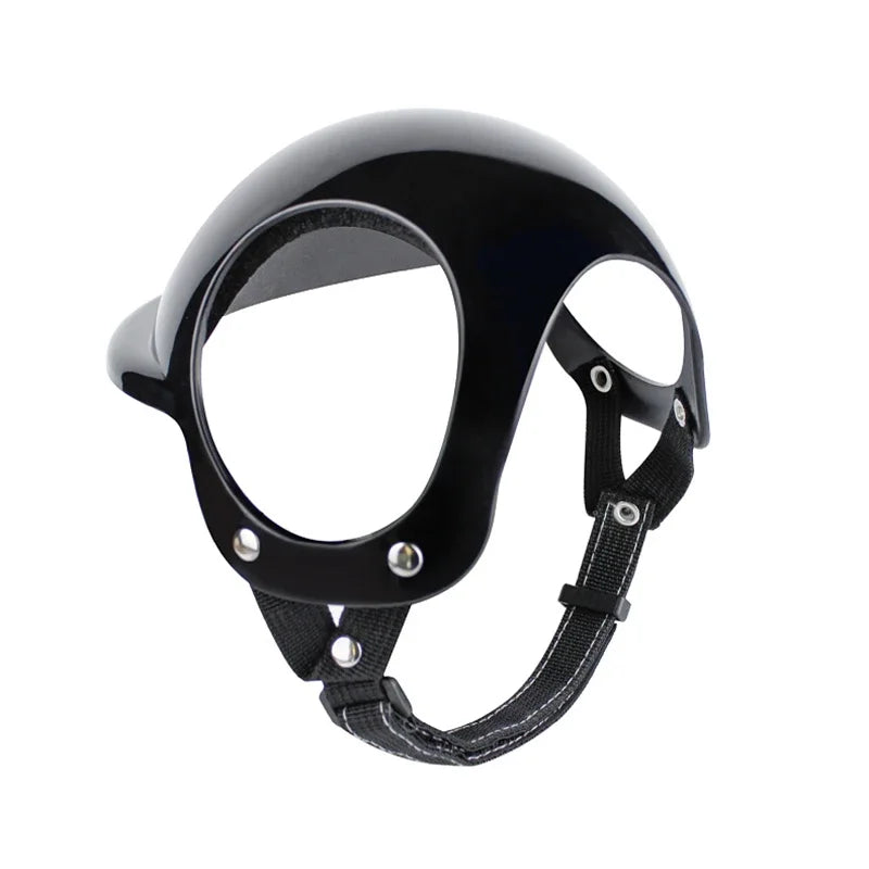 Cool Black Pet Dog Bicycle Safety Hat Adjustable Straps Helmets - Pets - THRIXINE
