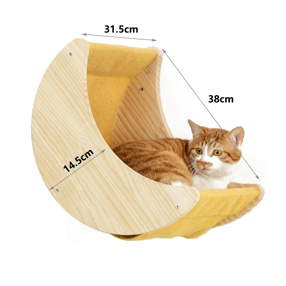 š§ Franklin's Pick: Wall-Mounted Cat Climbing Rope - Ultimate Space-Saving Vertical Playground