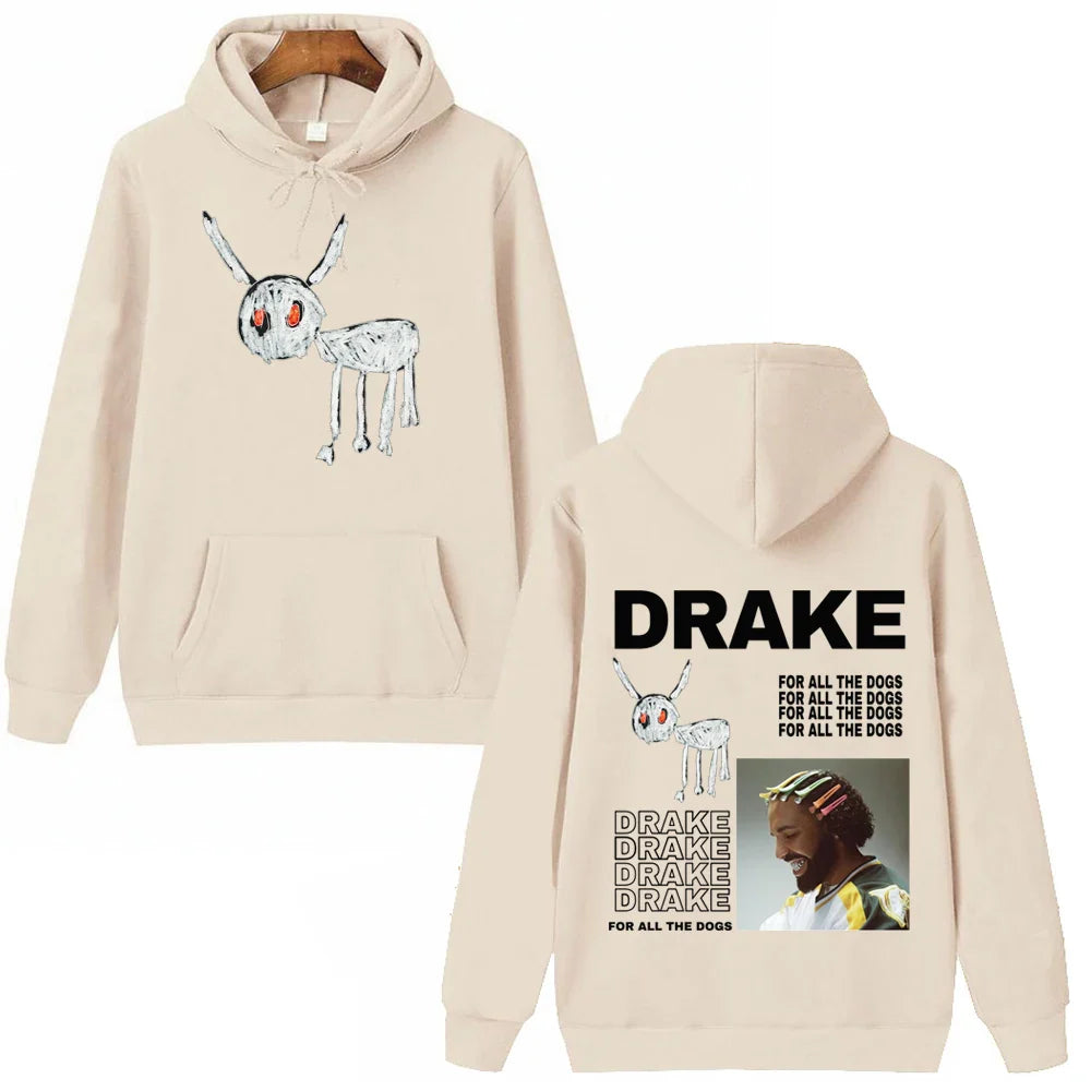 Drake Dog Hoodie - Harajuku Pullover
