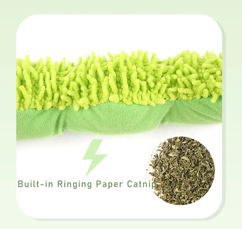Cat Chew Caterpillar Catnip Toy - Silvervine Molar & Dental Health