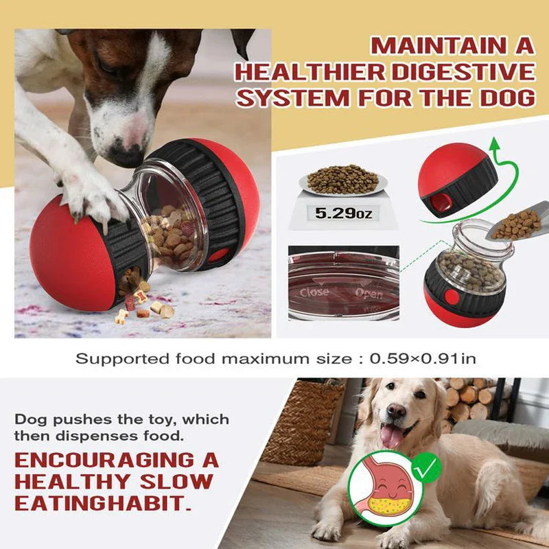 Smart IQ Training Dog Toy - Slow Feeder Puzzle Ball for Mental Stimulation