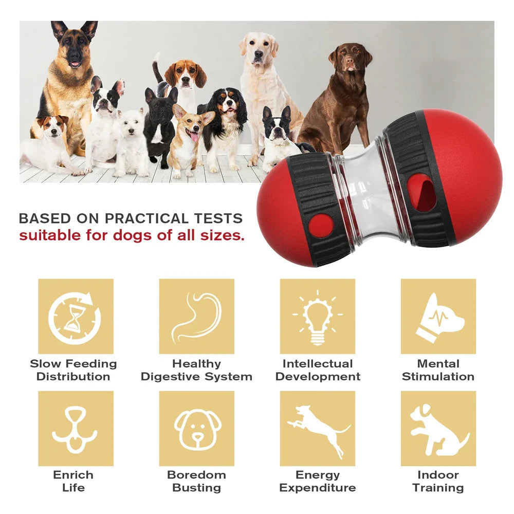Smart IQ Training Dog Toy - Slow Feeder Puzzle Ball for Mental Stimulation