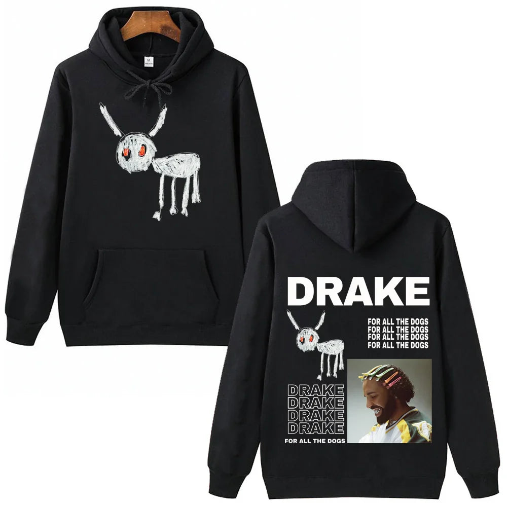 Drake Dog Hoodie - Harajuku Pullover