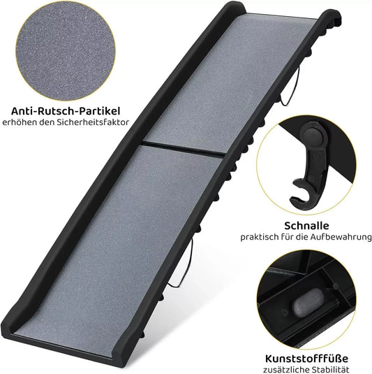 Folding Pet Ramp - 156cm Portable Car Ramp for Dogs - Purrfect Pet Kingdom