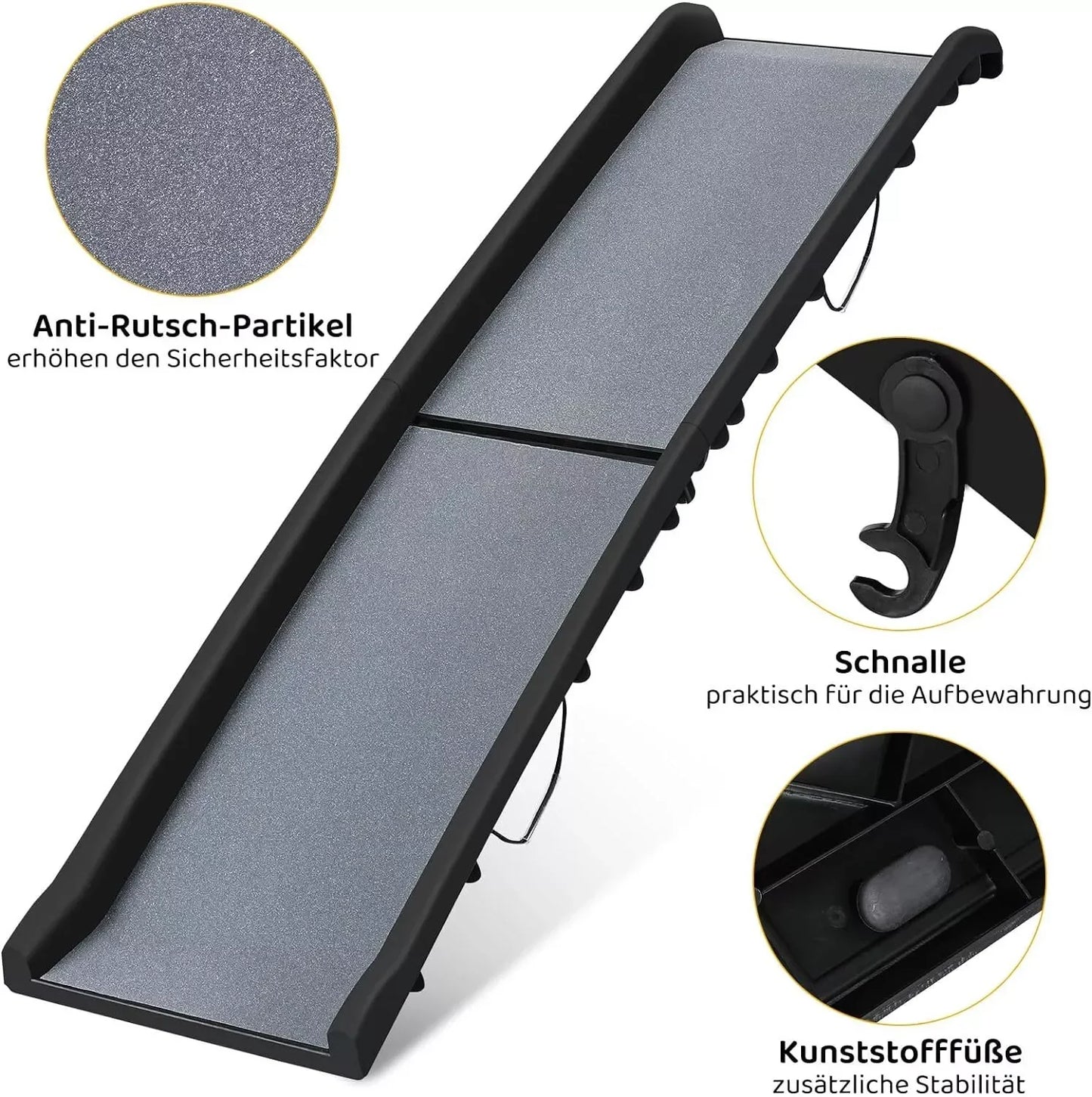 Folding Pet Ramp for Cars - 156cm