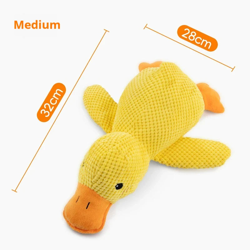 Dog Plush Sleeping Duck – Bite - Resistant & Sound Toy - WTN Essentials