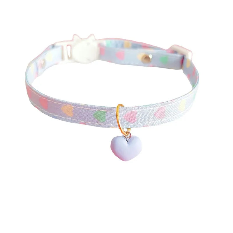 Dog Collar Pastel Heart Kawaii Small Dogs Cats ๐