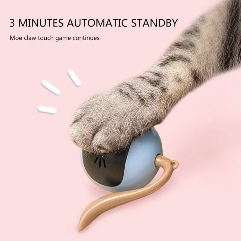 Interactive Cat Toy LED Self Rotating Smart Ball ๐ฑ
